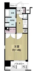 肥後橋駅 徒歩3分 3階の物件間取画像